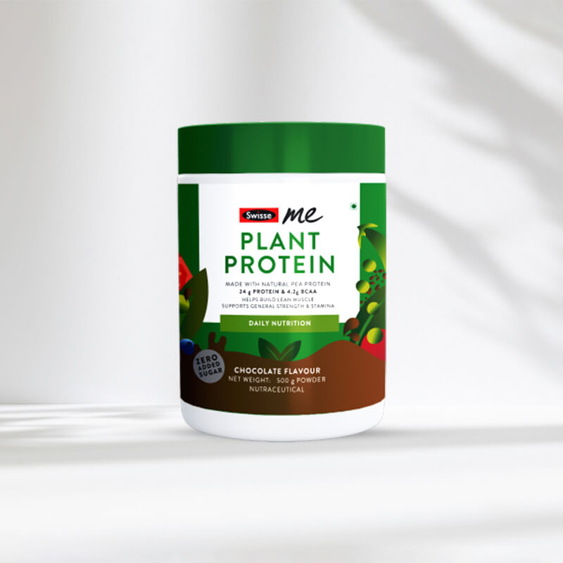 Swisse Me Plant Protein labels